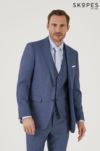 Skopes Watson Blue Tailored Fit Wool Blend Suit Jacket (897153) | £135