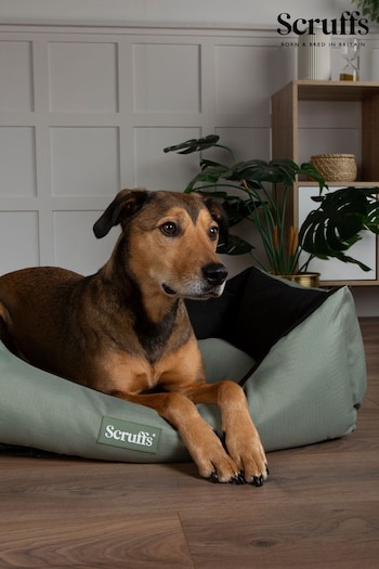 Scruffs Khaki Green Expedition Travel Dog Box Bed (897496) | £45