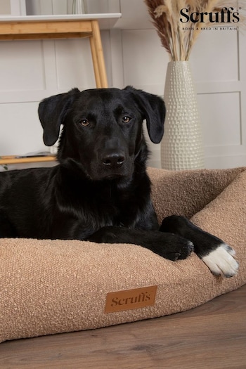 Scruffs Tan Brown Boucle Dog Box Bed (897515) | £50 - £65