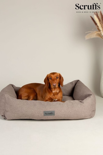 Scruffs Stone Grey Thermal Dog Box Bed (897521) | £50