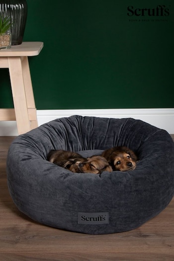 Scruffs Stone Grey Oslo Dog or Cat Ring Bed (897642) | £55