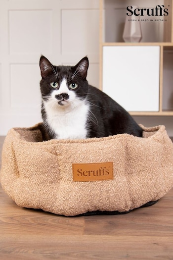 Scruffs Desert Tan Boucle Cat or Small Dog Bed (897694) | £50