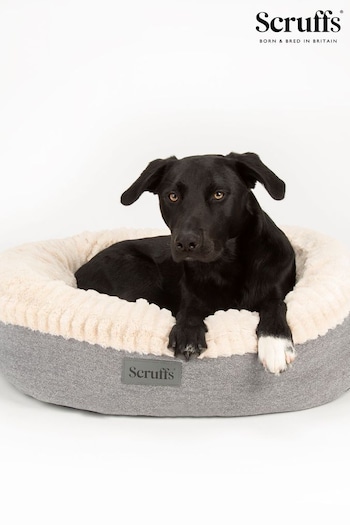 Scruffs Light Grey Ellen Dog or Cat Ring Donut Bed (897803) | £45