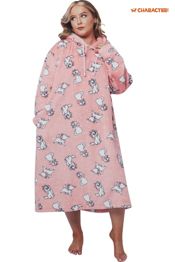 Character Pink Disney Aristocats Blanket Hoodie with Hood (897835) | £38