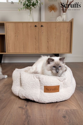 Scruffs Ivory Boucle Cat or Small Dog Bed (897862) | £50