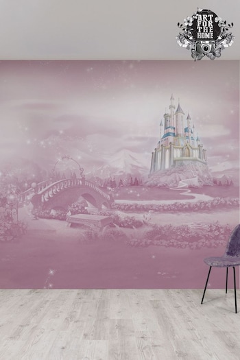 Art For The Home Pink Disney™ Princess Castle Mural (898107) | £62