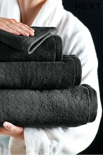 Black Luxury 100% Cotton Towel (899055) | £7 - £32