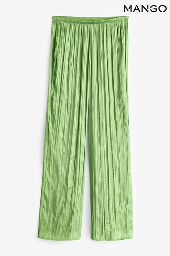 Mango Satin Pleated Trousers (899225) | £36