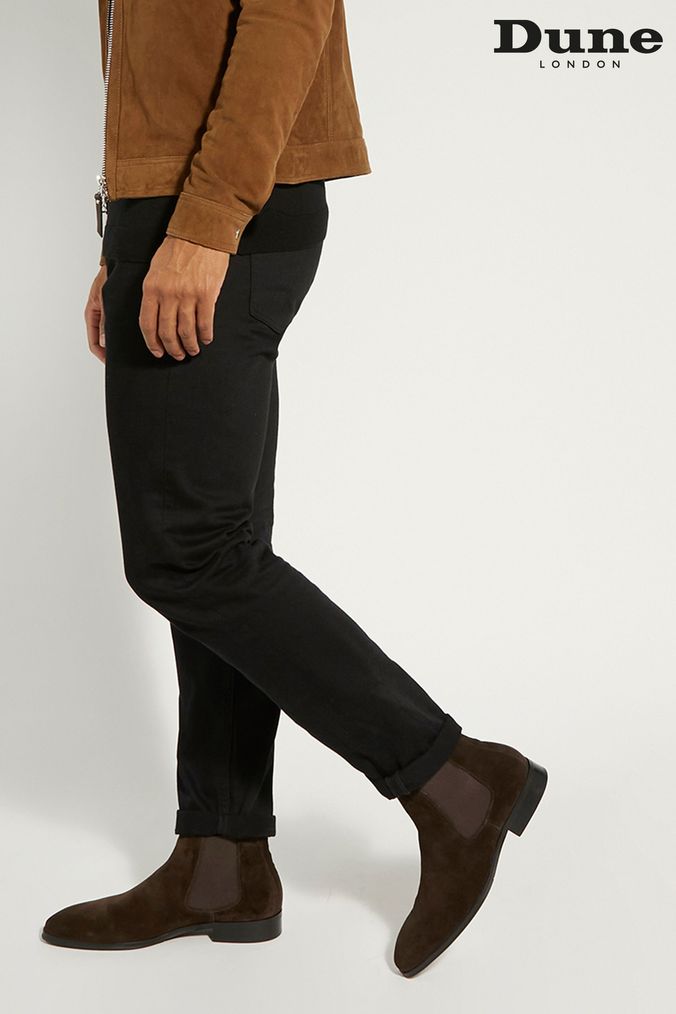 Dune grey store suede boots