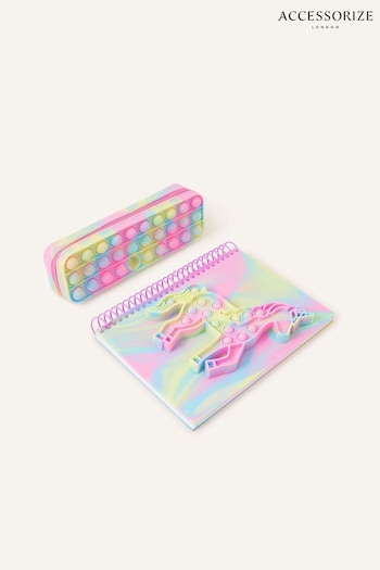 Accessorize Girls Pink Push Popper Stationery Set (899594) | £17