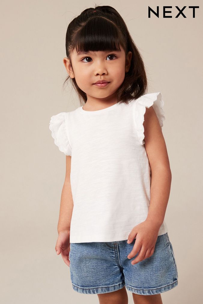 Plain white t shirt for baby girl hotsell