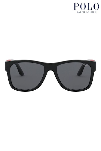 Polo Ralph Lauren 0PH4162 Black Grey Sunglasses (900221) | £124