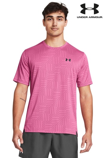 Under Armour Bright Pink Tech Vent Short Sleeve T-Shirt (900506) | £36