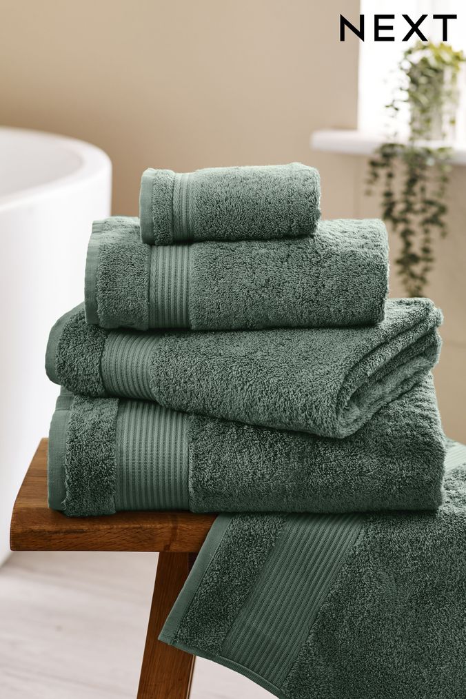 Buy Green Towels Online Next UK