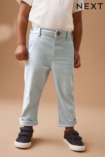 Light Blue Stretch Chinos Trousers (3mths-7yrs) (901236) | £11 - £13