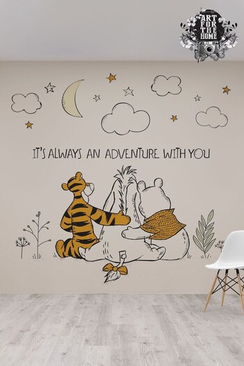 Art For The Revitalising Pink Disney™ Winnie The Pooh Friends Forever Mural (901349) | £62