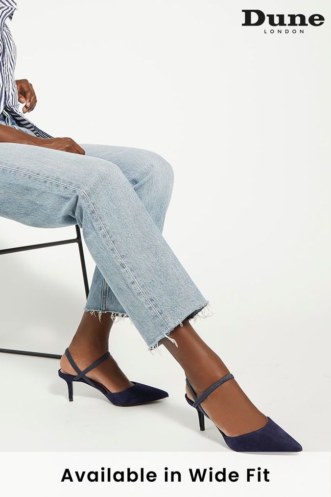 Next cheap navy slingbacks