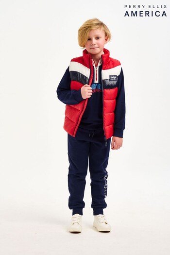Perry Ellis America Red Quilted Gilet (902244) | £50 - £60