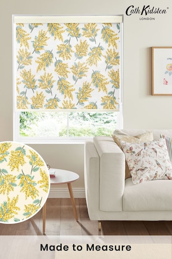 Cath Kidston Yellow Mimosa Flower Citrine Made To Measure Roller Blind (902270) | £58