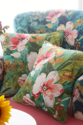 Studio G Green Bouquet Cushion (902297) | £25