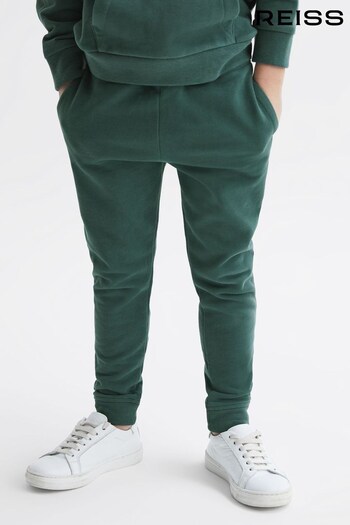 Reiss Midnight Green Ali Garment Dye Jersey Joggers (902563) | £20