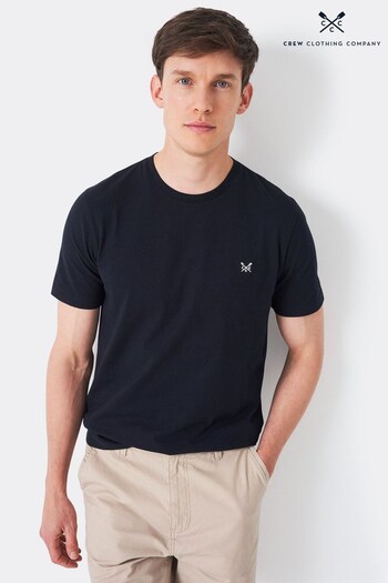 Crew Clothing Company Navy Blue Cotton Classic T-Shirt (902851) | £25