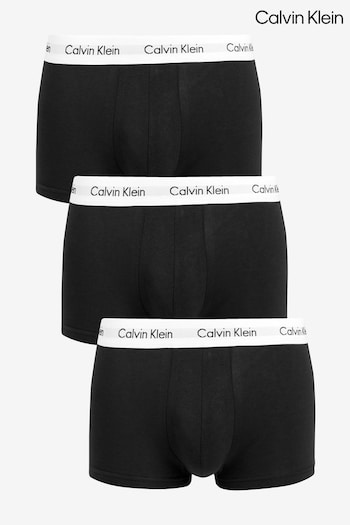 Calvin HM0HM00651 Klein Cotton Stretch Low Rise Trunks 3 Pack (902873) | £42