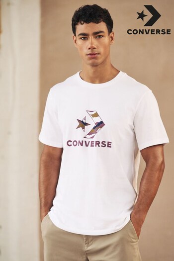 Converse White Star Chevron T-Shirt (902922) | £28