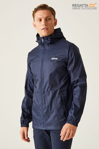 Regatta Navy Mens Waterproof Pack It Jacket (902985) | £35