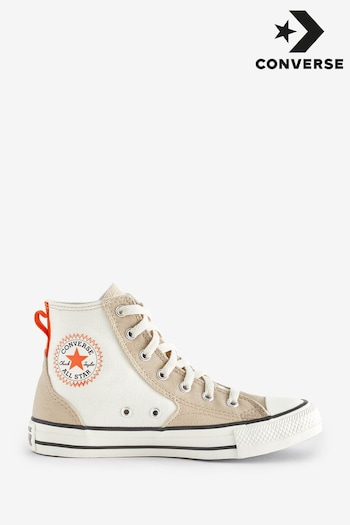 Converse Natural Chuck Taylor All Star MFG Colour Block Trainers (903114) | £50
