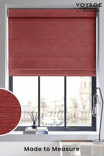 Cherry Red Voyage Maison Jasper Made To Measure Roman Blind (903193) | £79