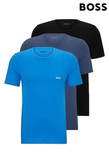 BOSS Black/Navy/Blue T-Shirts 3 Pack (903558) | £45