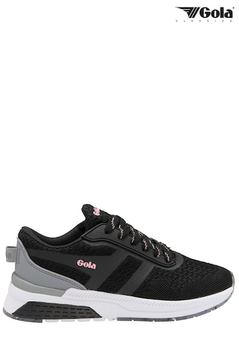 Gola Black Atomics 2 Recycled Mesh Lace-Up Ladies Training Trainers (903707) | £70