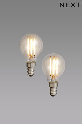 2 Pack 4W LED SES Golf Ball Light Bulbs (903761) | £8
