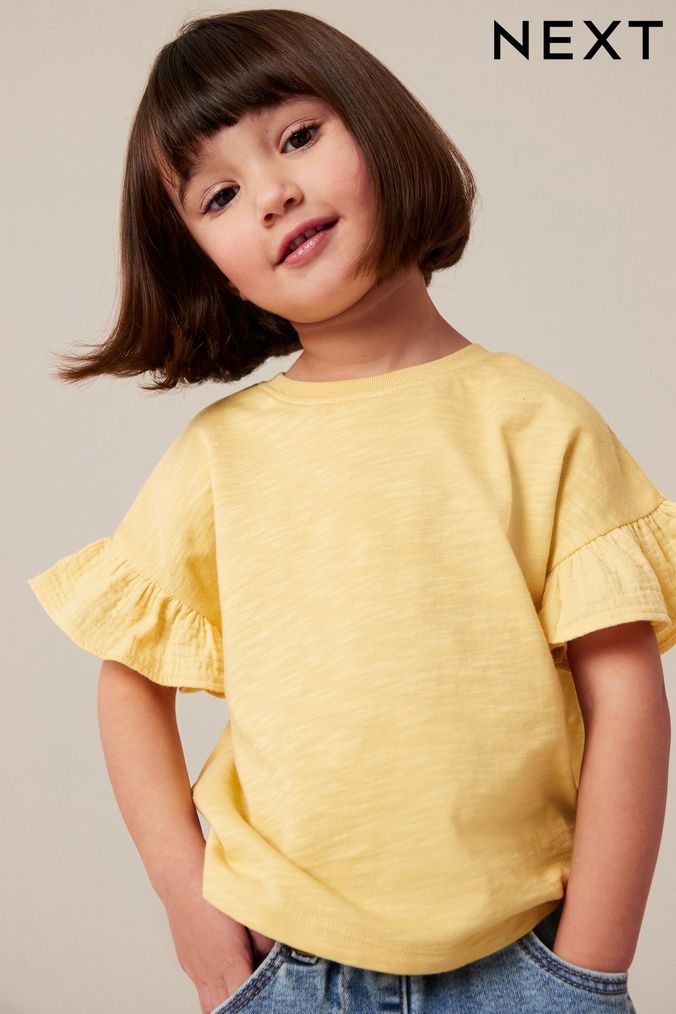 Baby top yellow tops