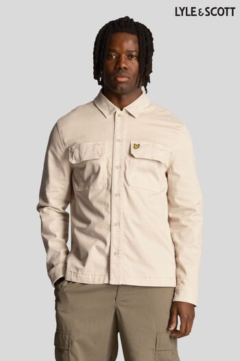 Lyle & Scott Garment Dyed Overshirt (904533) | £90