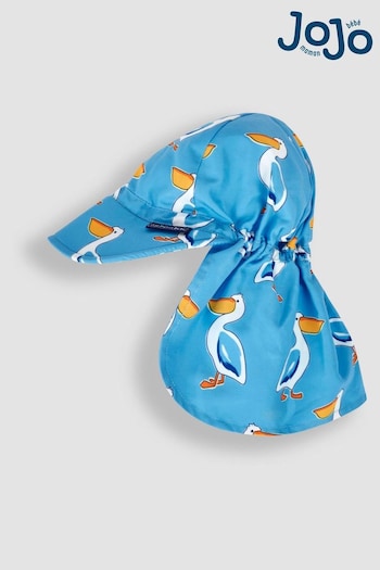 JoJo Maman Bébé Blue Pelican UPF 50 Sun Protection Hat (904652) | £11