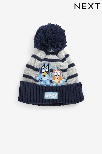 Bluey Knitted Pom Hat (1-10yrs) (904791) | £11 - £13