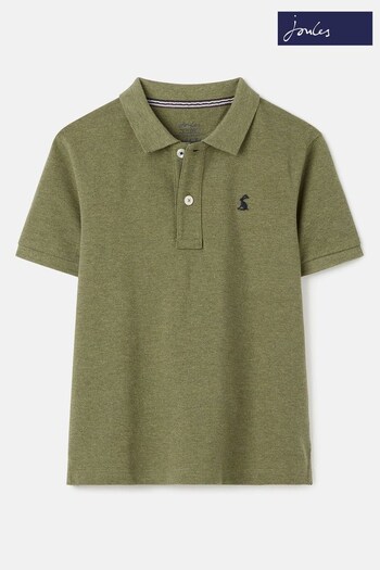 Joules Woody Marl Green Polo Shirt (904883) | £14.95 - £18.95
