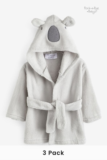 Little Gent Hooded Robe Set with Muslin Cloth 3 Packs (905078) | £24