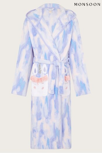 Monsoon Blue Cosy Unicorn Dressing Gown (905112) | £30 - £34