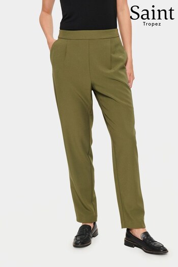 Saint Tropez Green Celest Elastic Waist Trousers (905540) | £35