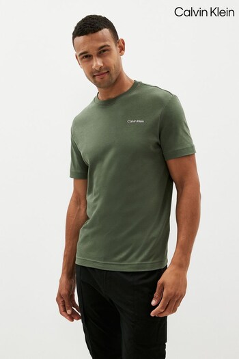 Calvin Klein Green Micro Logo Interlot T-Shirt (905671) | £50