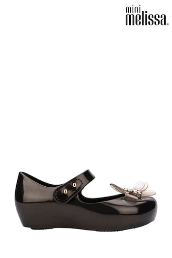 Mini Melissa Black Ultragirl Bugs Shoes Global (905681) | £62