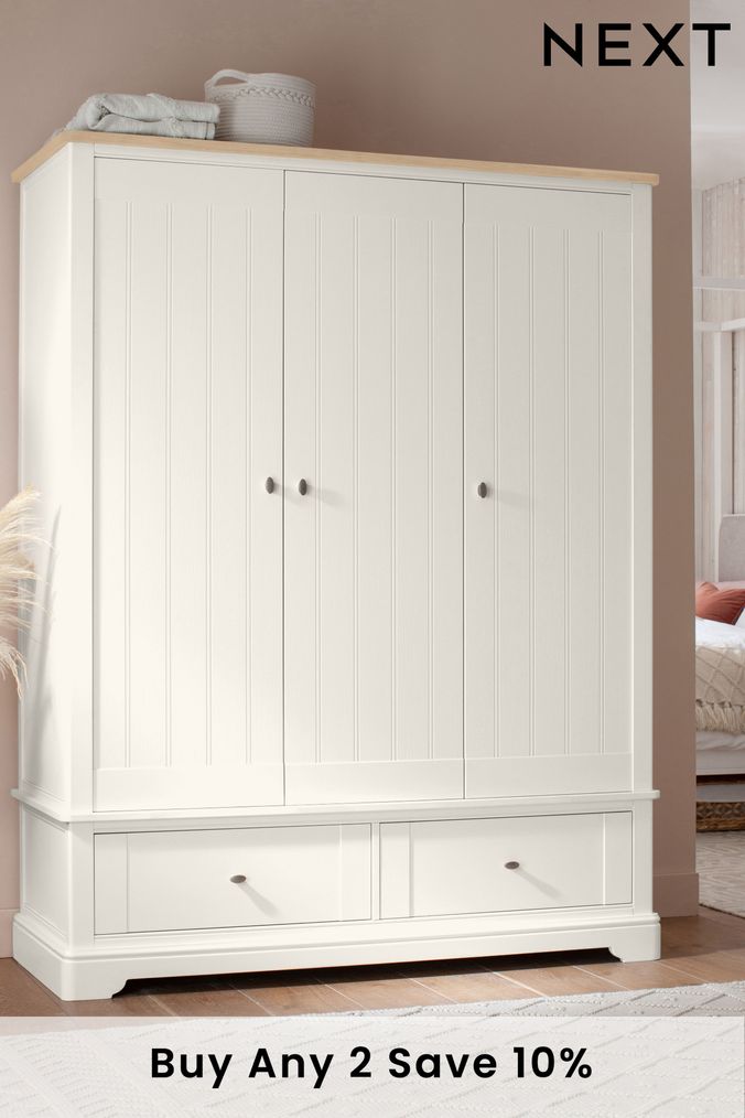 Next deals wardrobes white