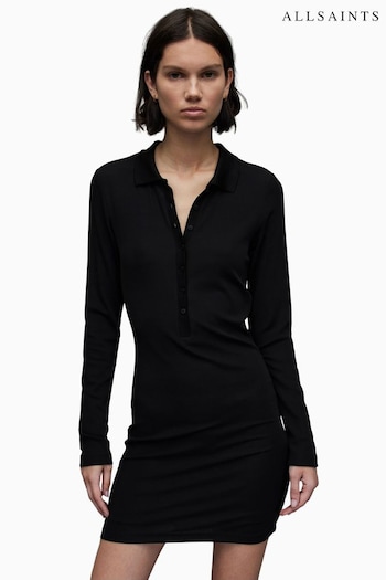 AllSaints Holly Black Dress (905974) | £99