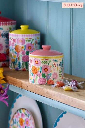 Lucy Tiffney Floral Floral Small Storage Jar (905987) | £14