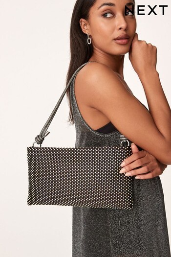 Black Sparkle Shoulder Bag (906120) | £46