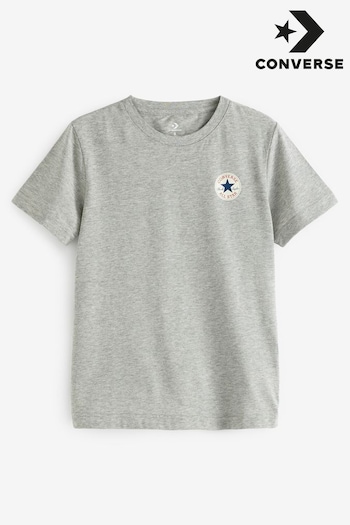 Converse pink Grey Printed T-Shirt (906284) | £16