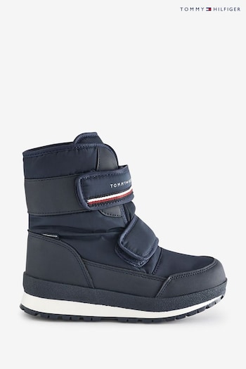Tommy YBL Hilfiger Kids Blue Snow Boots (906532) | £103